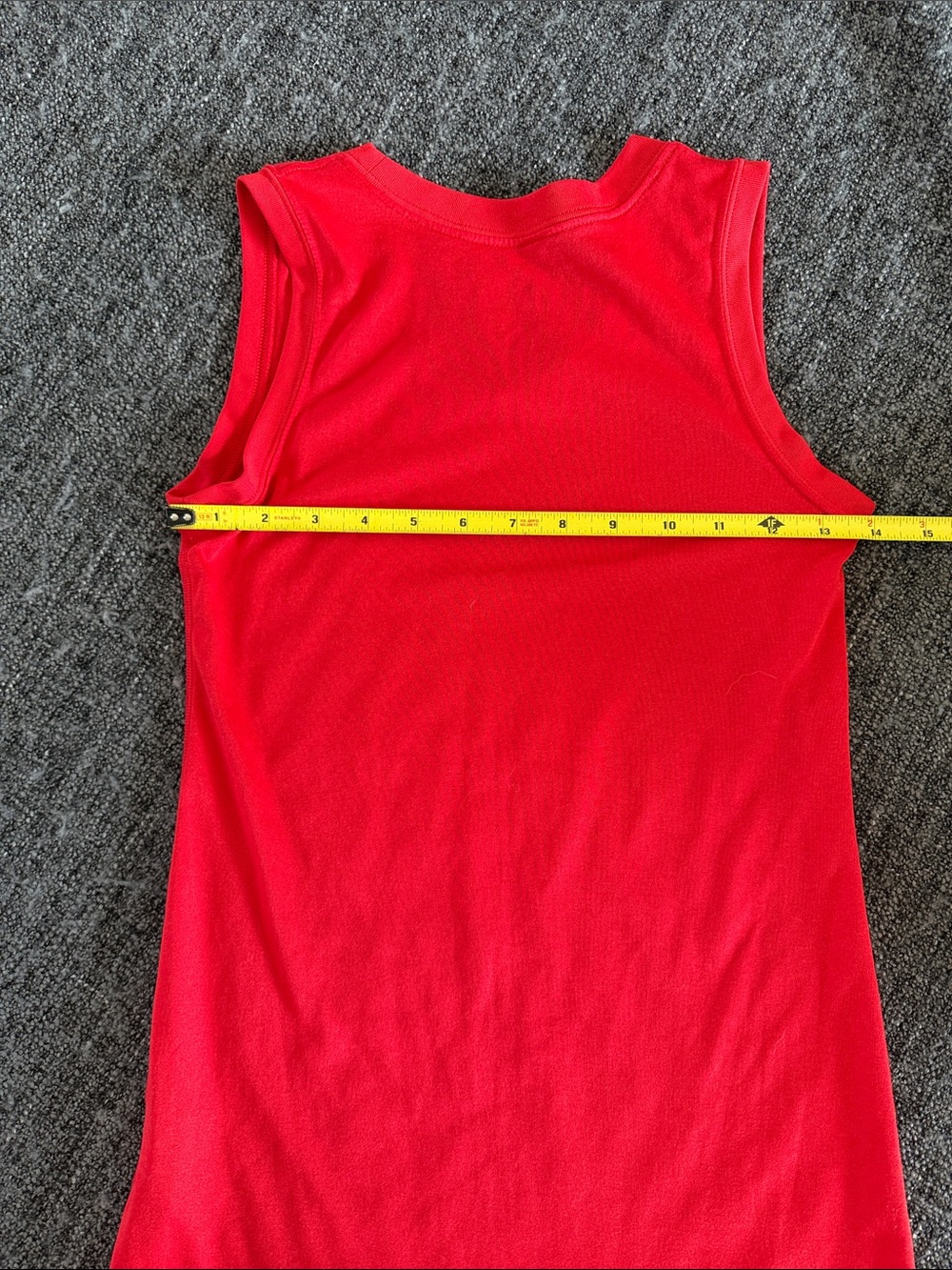 Nike Red Women's Dri-FIT Athletic Tank Top - Picture 10 of 14